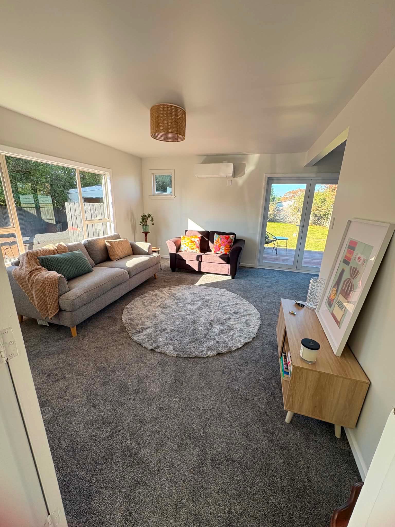 Full renovation open plan living and dining room